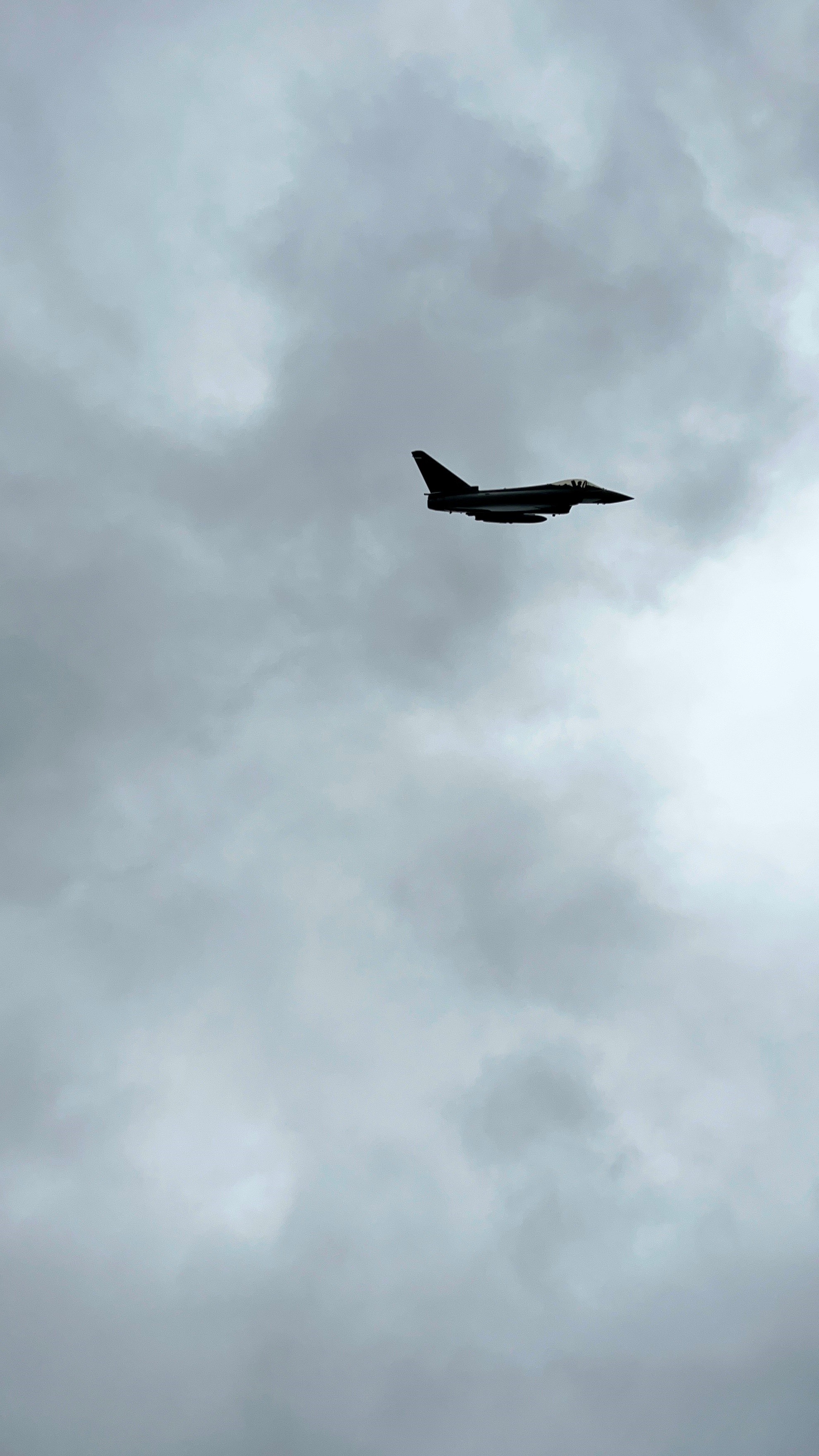Image shows Typhoon in flight.